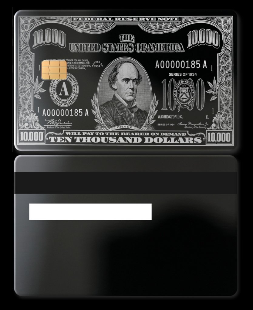 carve&carry Custom Metal Bank Card precision laser engraved